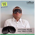 VIAGGI Black 3D Eye Shades, Eye Mask, Sleep Eye Mask for Travel, Sleeping Eye Mask for Women and Men, Eye Cover